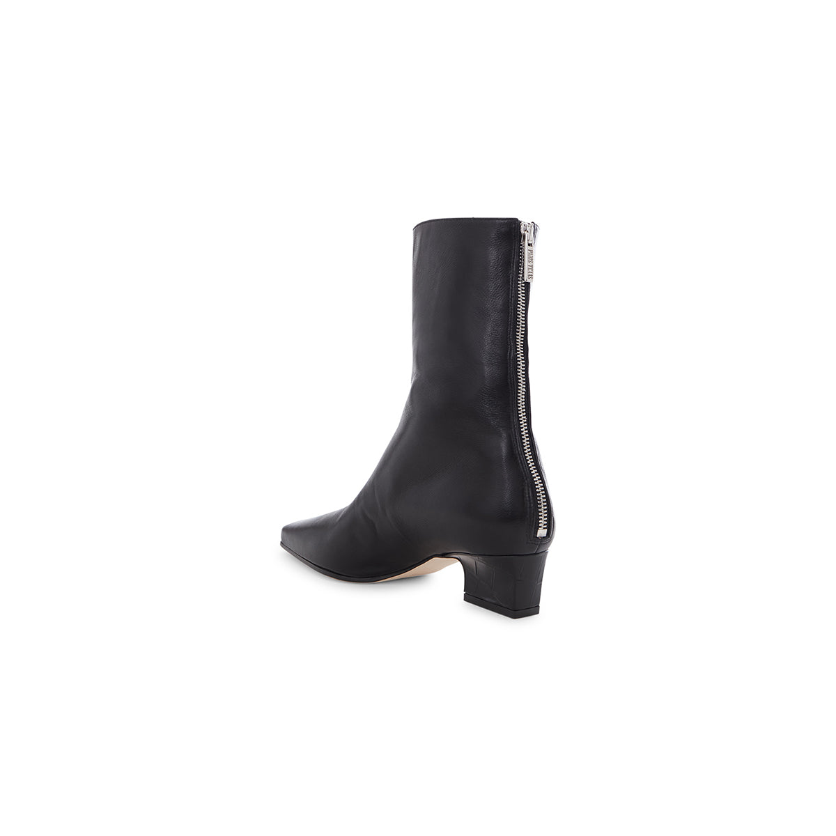 Ankle boot in black calf