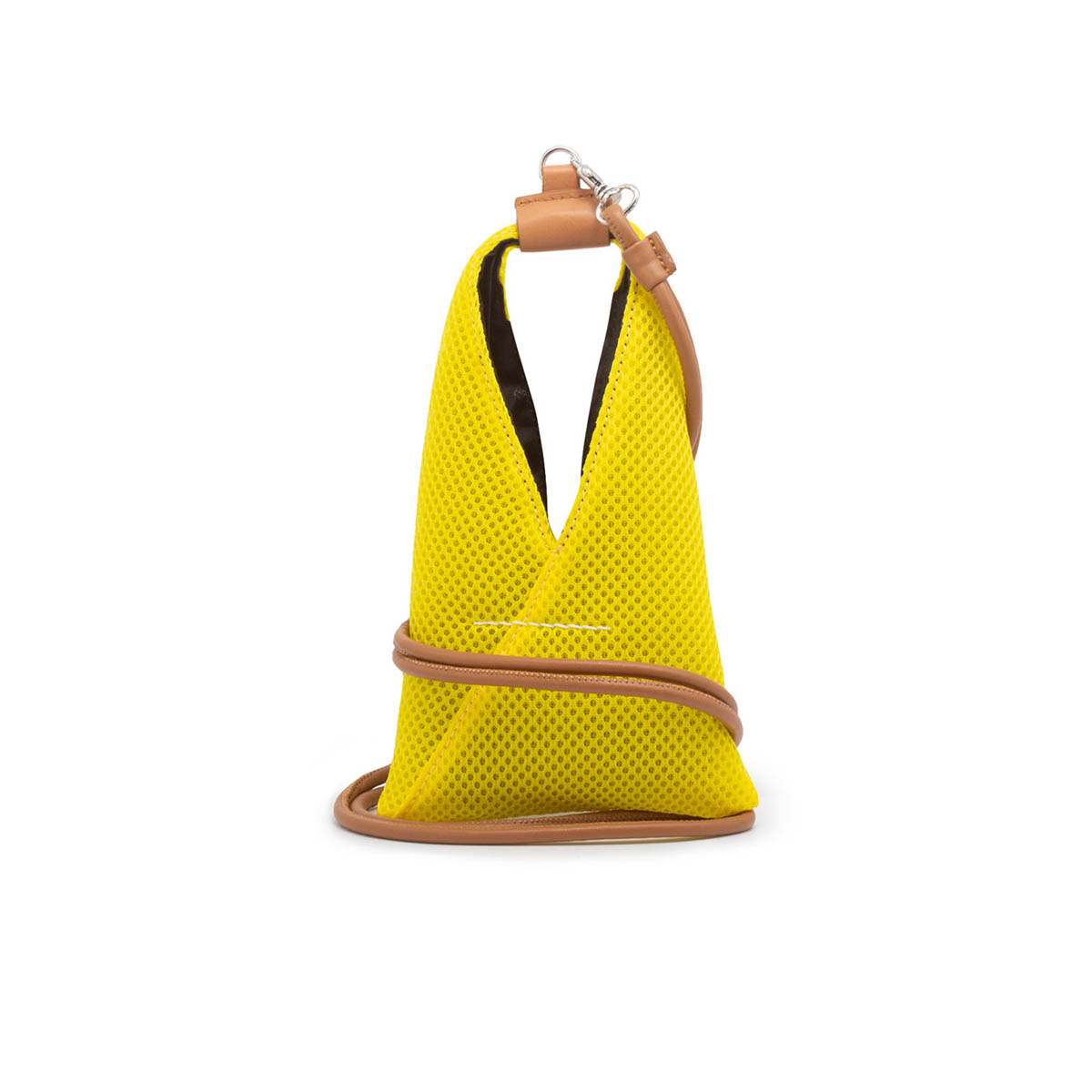 Mini padded pouch bag yellow