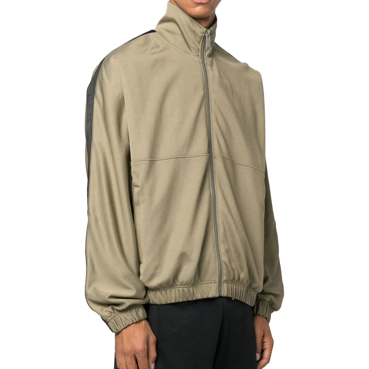 Tracktop logo olive green