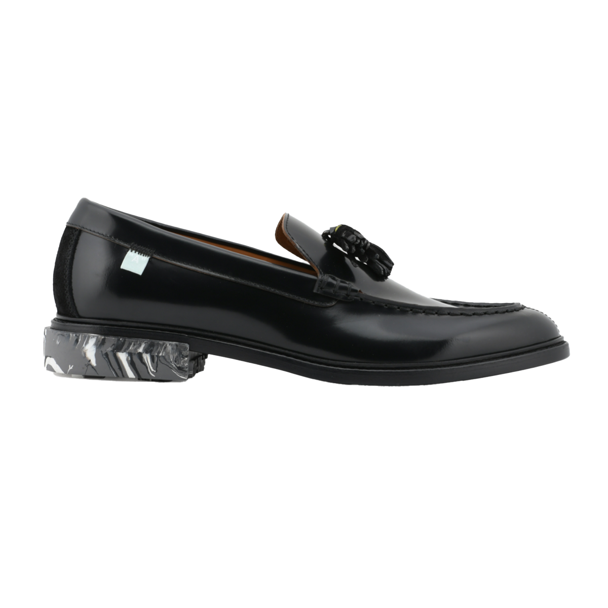 Tassel loafer brush off calf