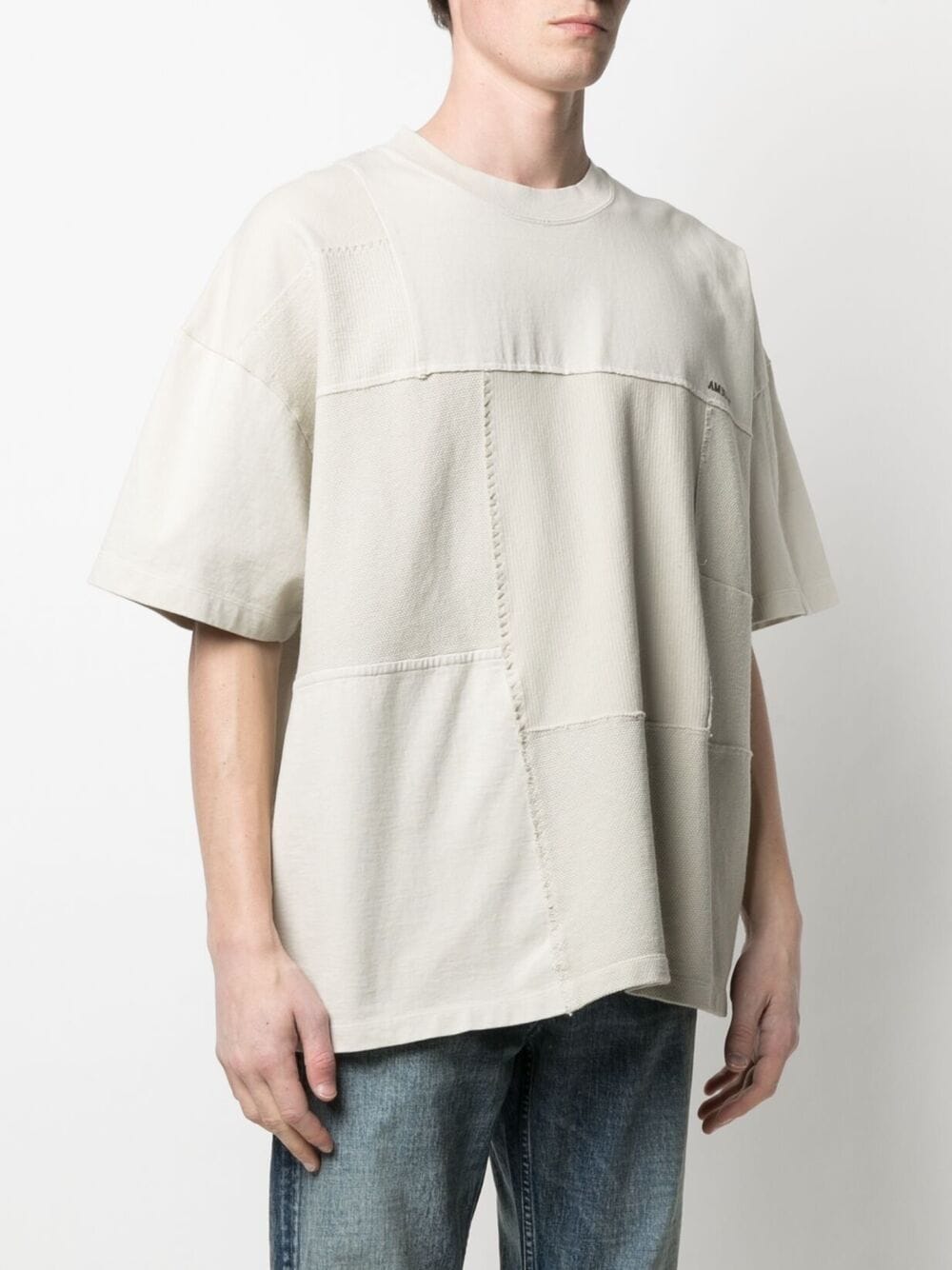 Oversized patchwork t-shirt peyote