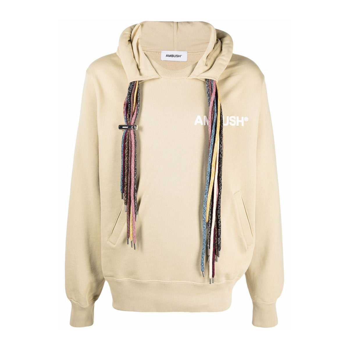 Multicord hoodie sand