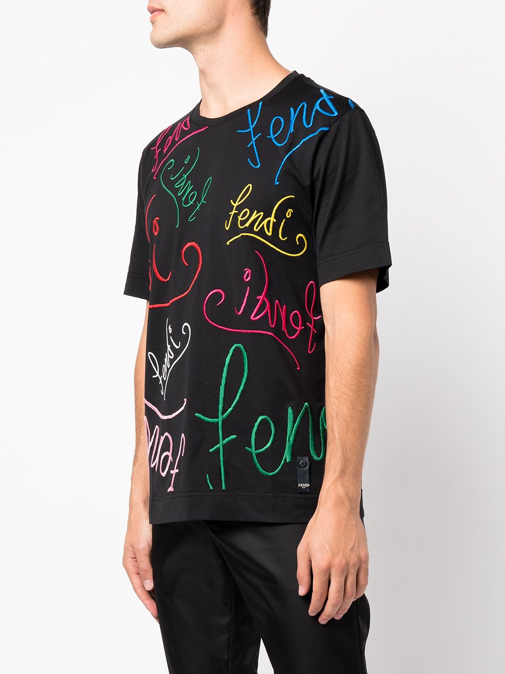 Fendi x Noel Fielding Artist Embroidered T-Shirt