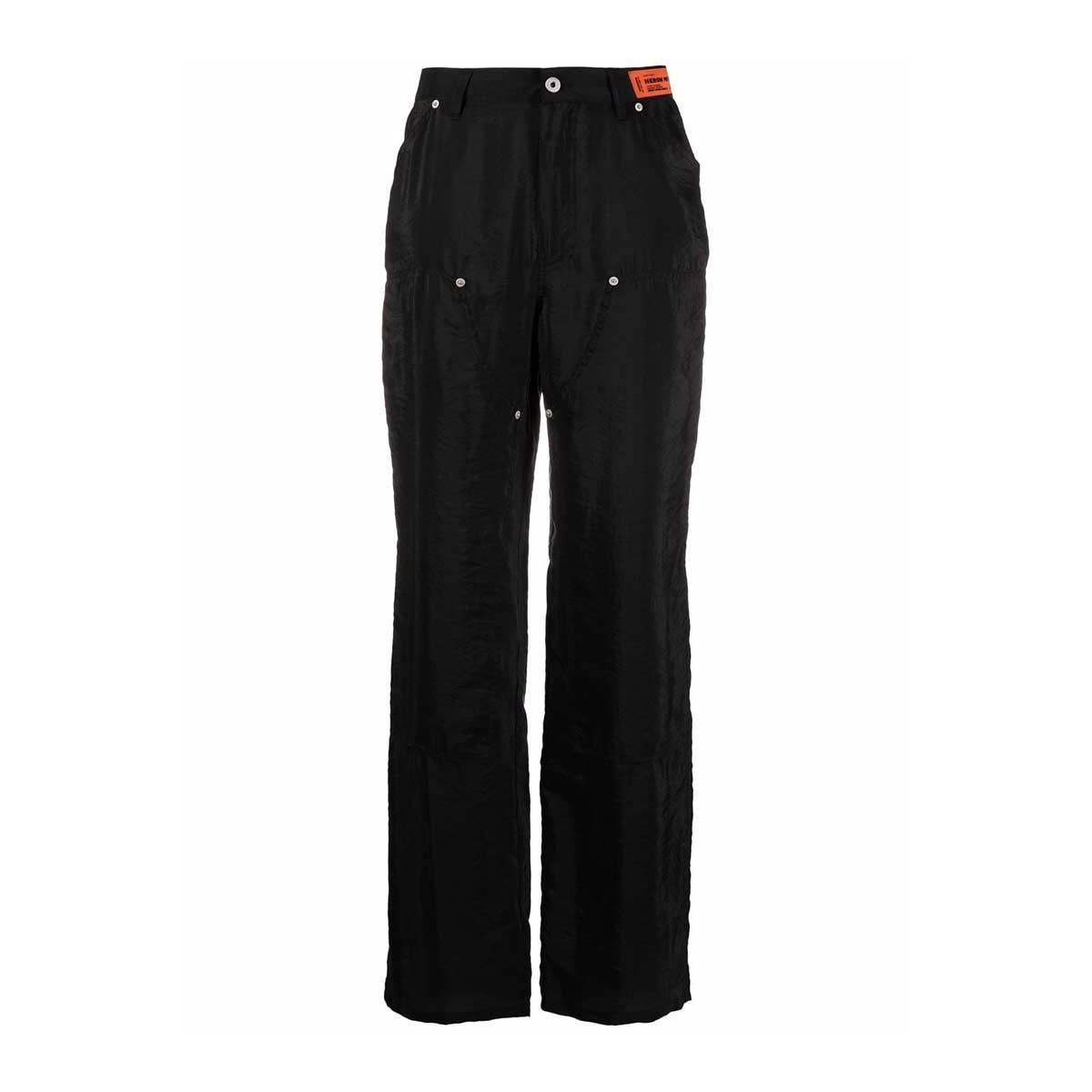 Cupro carpenter pants black