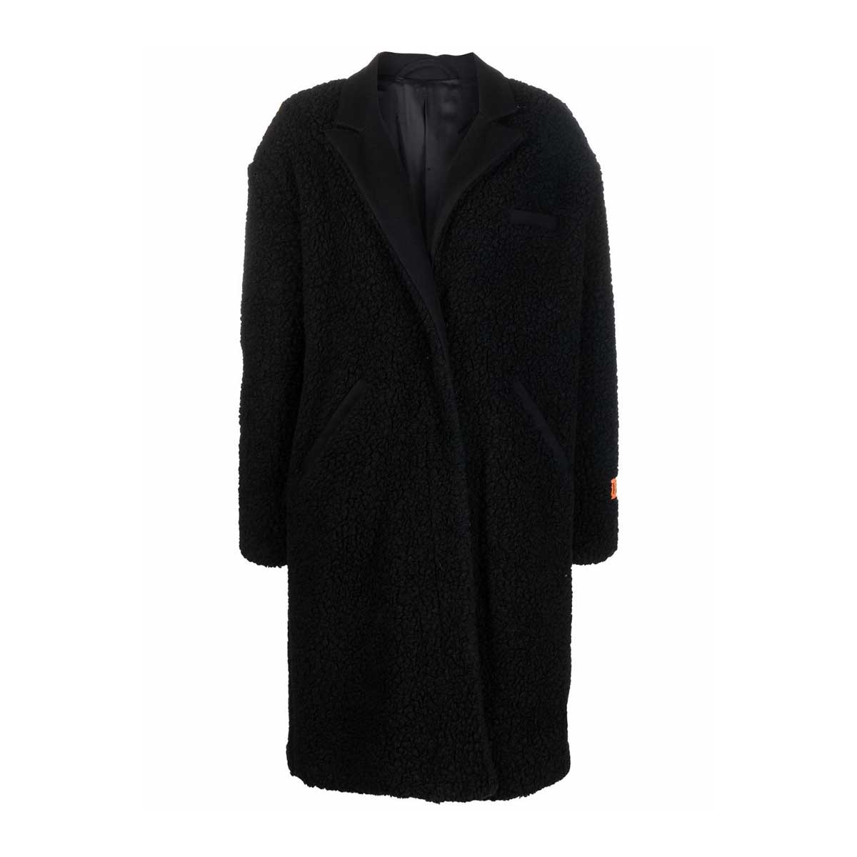 Polar fleece coat black
