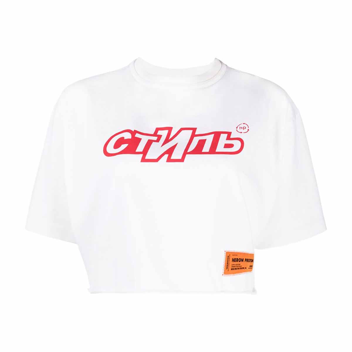 ss tee crop CTNMB sport white red