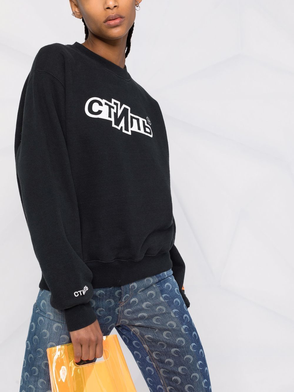Crewneck CTNMB sport black white