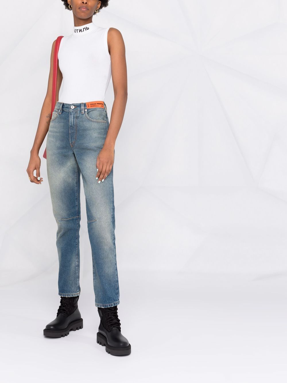 Denim slim 5 pockets vintage blue