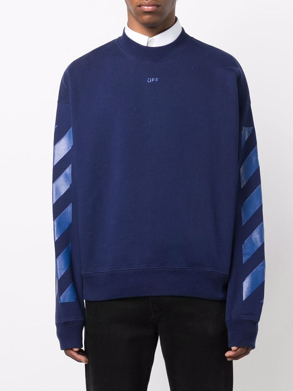 Rubber arrow skate crewneck blue blue