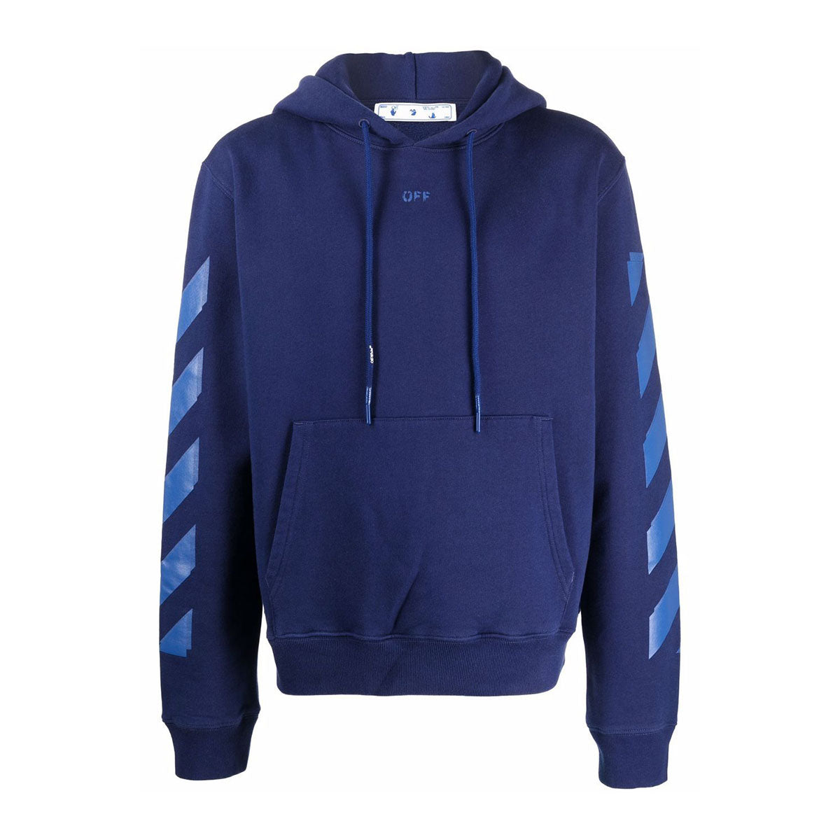 Rubber arrow slim hoodie blue blue
