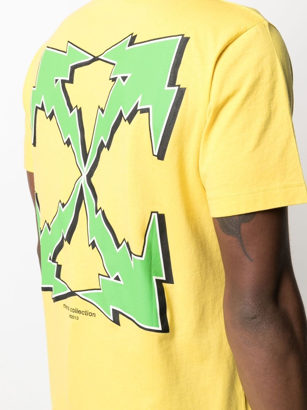 Bolt arrows short sleeve t-shirt maize &amp; green