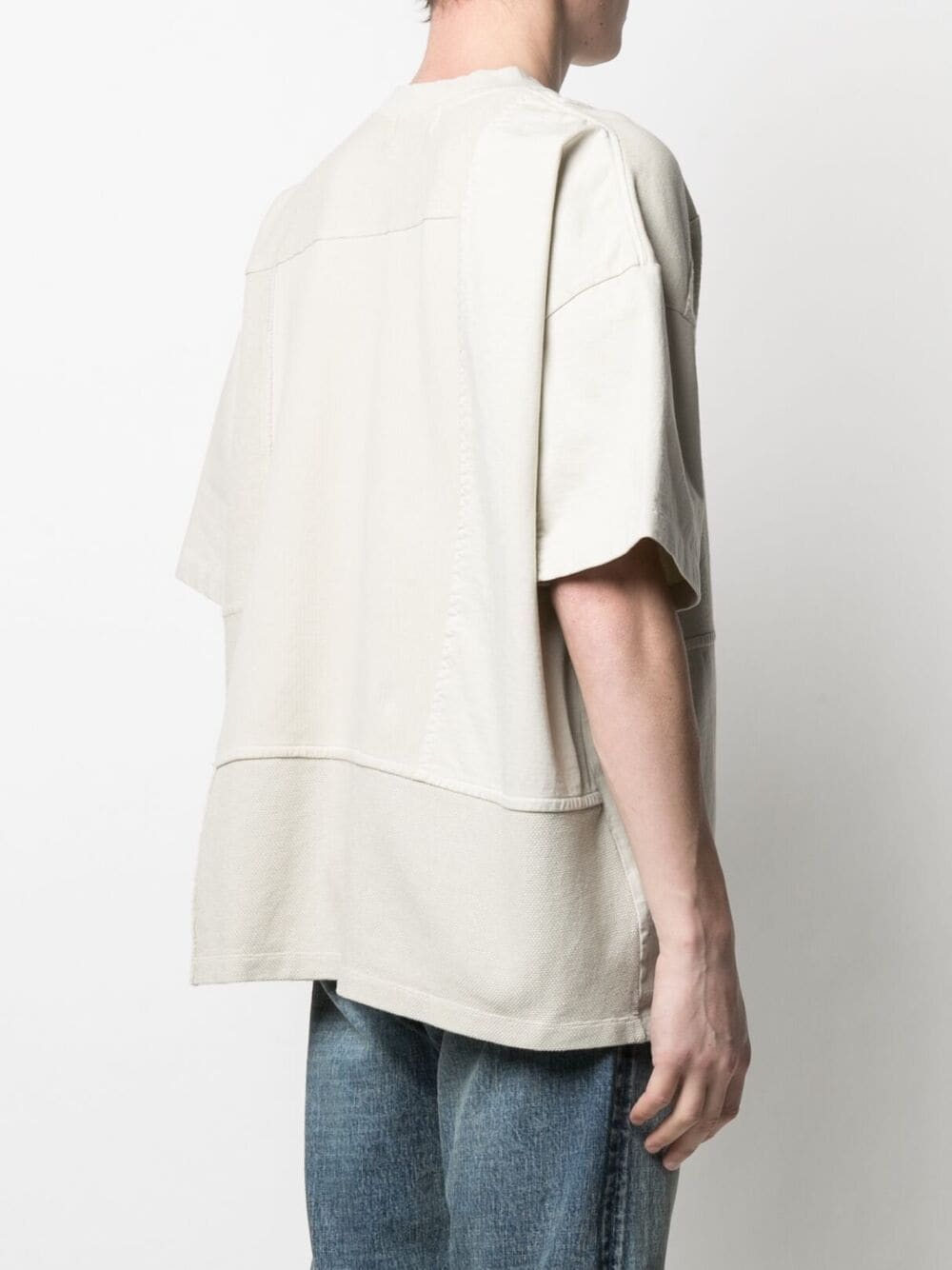 Oversized patchwork t-shirt peyote